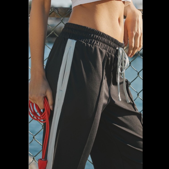 Anthropologie Daily Practice Side-Stripe Track Pants - Picture 3 of 3